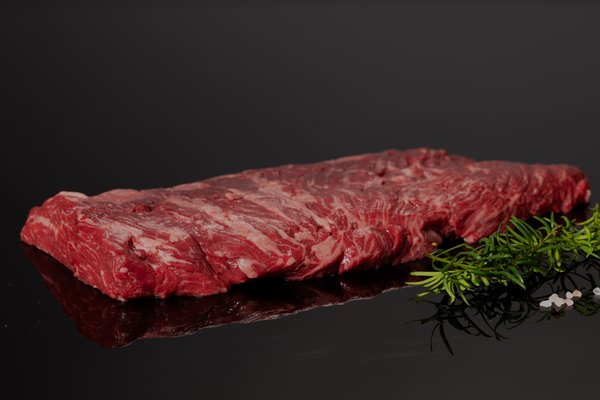 Bavette <br/><u>Full Blood WAGYU MS 5-6</u> ganzers Stück